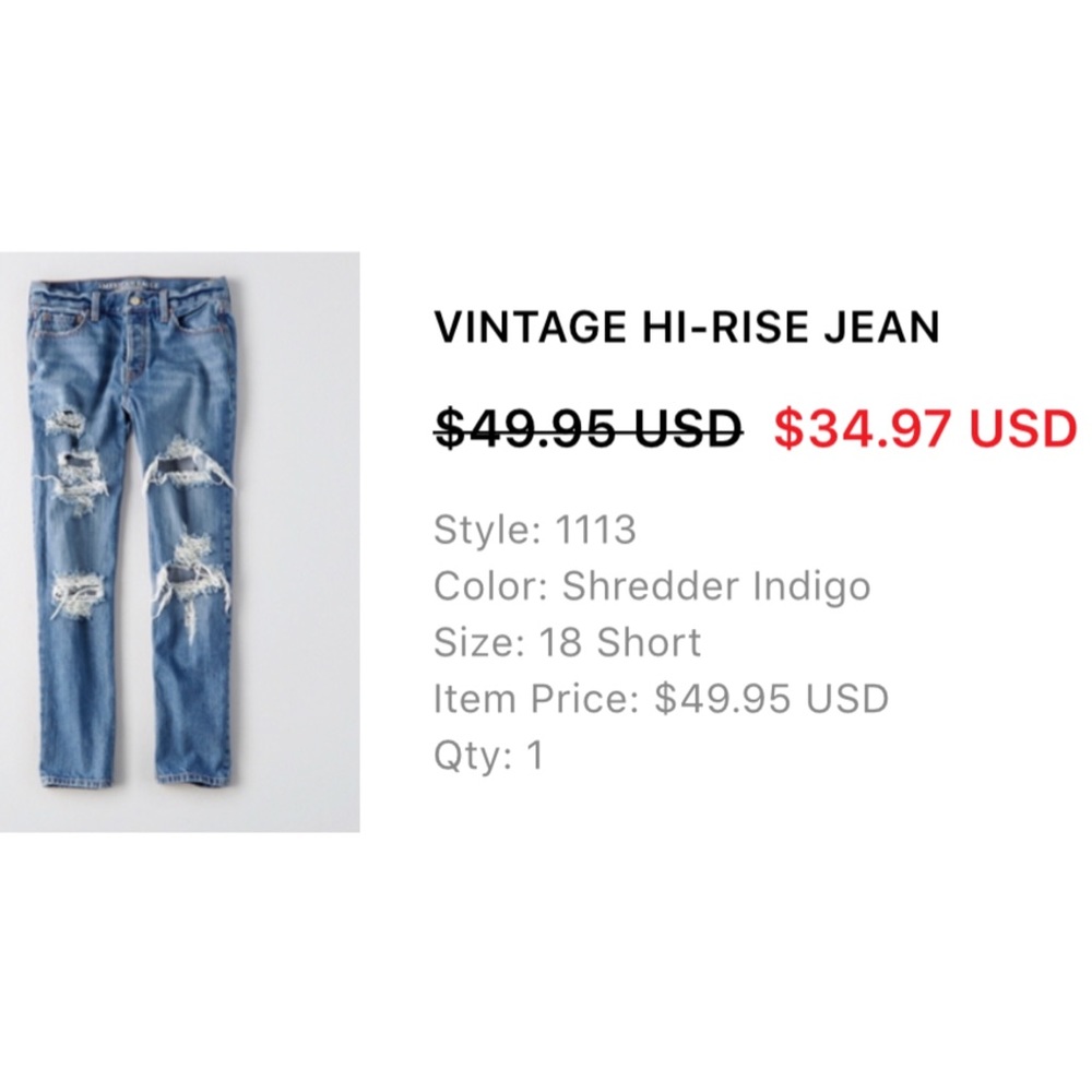 American Eagle jeans